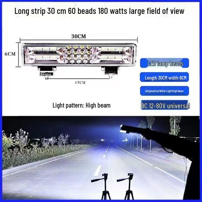 Univerzální vodotěsné LED světlo pro vozidla 12V-80V, nákladní automobily, tříkolky a motocykly