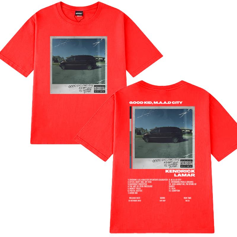 Kendrick Lamar Tour 2025 Double Sided printed T shirt Men Women Hip Hop vintage streetwear Unisex Cotton short sleeve T-shirts