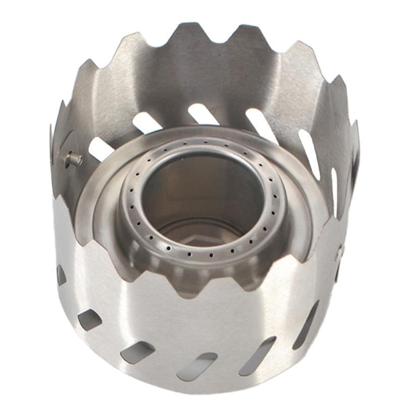 Ultralight Camping Alcohol Stove Rack Wind-proof Plate Stainless Steel Stove Windshield Alcohol Stove Windshield Screen