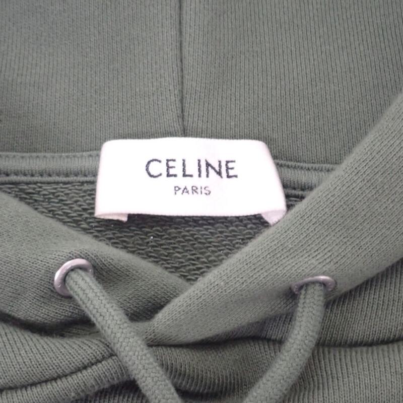 CELINE  2Y321670Q.02KF XS Parker khaki cotton mens