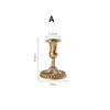 Retro Gold Spiral Candlestick Holders Candlestick Stand Home Decoration Candlelight Dinner Table Romantic Wedding Ornaments