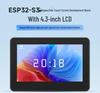 ESP32-S3 Touchscreen Dev Board with 4.3" LCD, LVGL, WiFi, Bluetooth Support