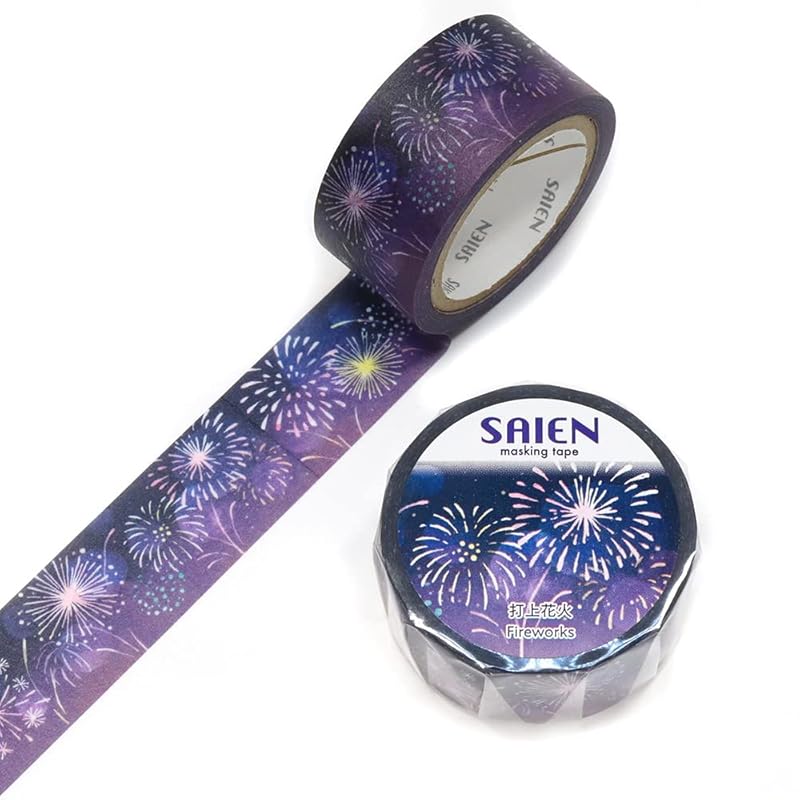 

Kamiiso SAIEN masking tape fireworks launch 20mm×7m UR-4045