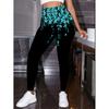 2026 Womens High-Waist Printed Yoga Leggings Casual Slim Fit Activewear Pants
