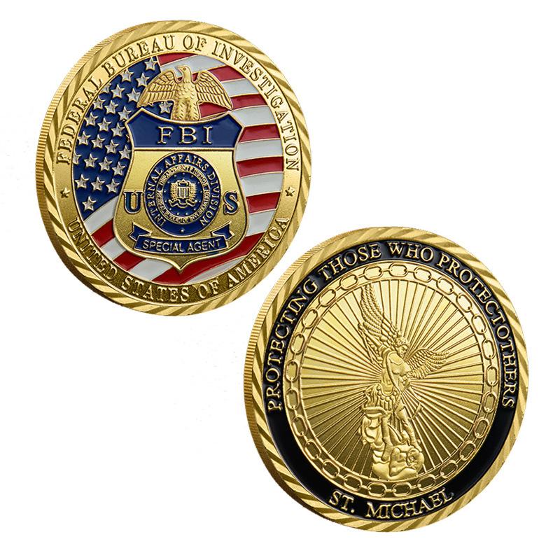 

Памятная монета ФБР, Белоголовый орлан, Памятные монеты Меч Архангела, Памятные медали Антитеррор и Антизло золотой