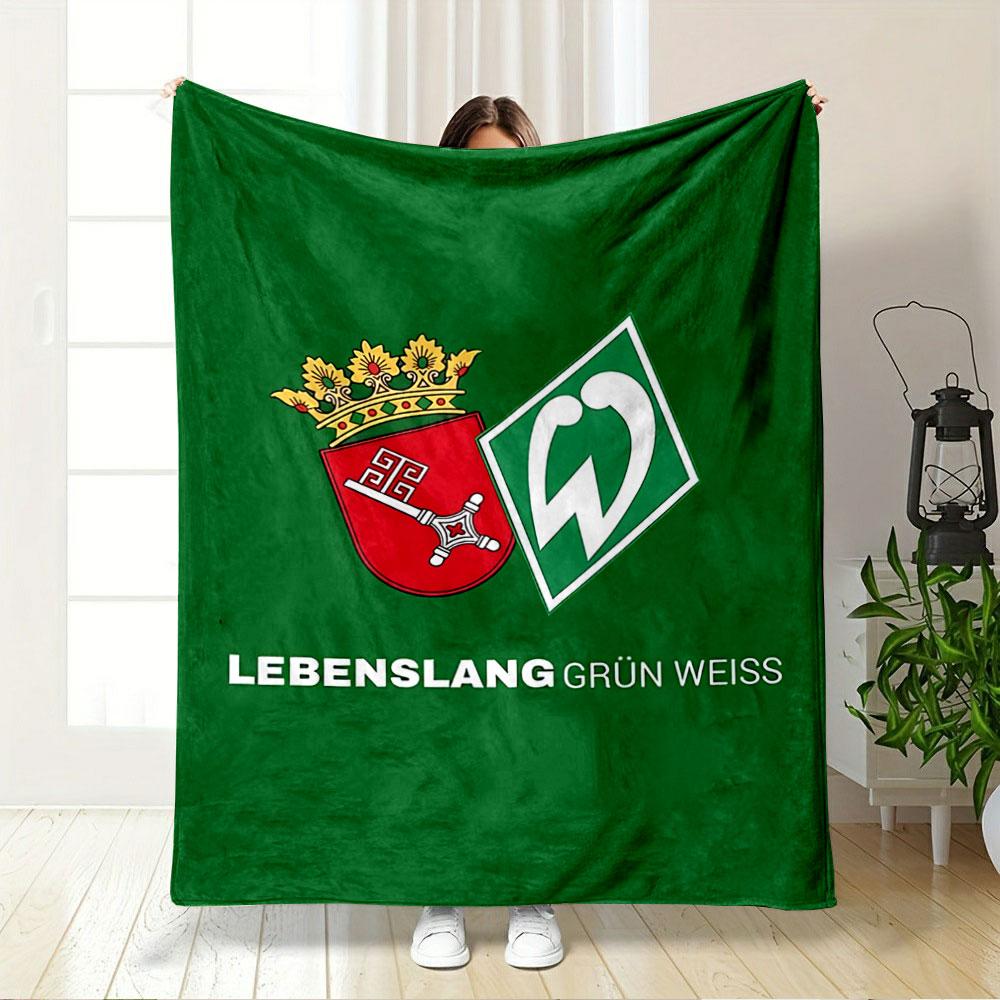 Werder Bremen Logo Blanket for all seasons blanket lunch break throw gift