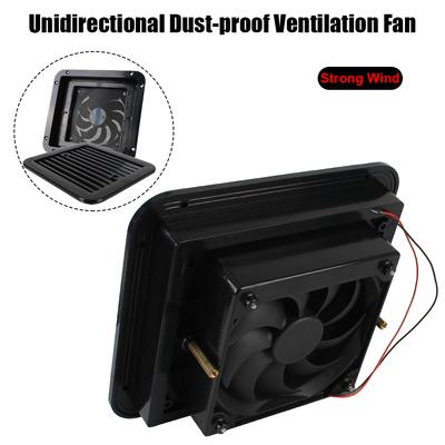 Belüftungsventilatoren für Wohnmobil, Wohnwagen, starker Wind, 12 V, seitlicher Luftauslass, Kühlschrankentlüftung mit Lüfter, Auto-Styling, leise