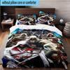 1PC Assass Warrior 3pcs Bedding,Including 1pc Duvet Cover And 2pcs Pillowcases Perfect for Christmas,Ideal for Bedroom, Dormitory