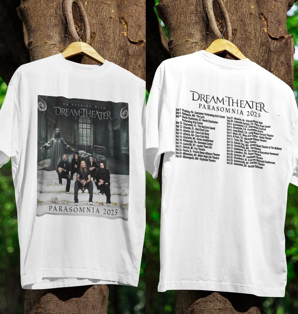Dream Theater Parasomnia Tour 2025 Concert Fan Gifts Unisex T-Shirt M