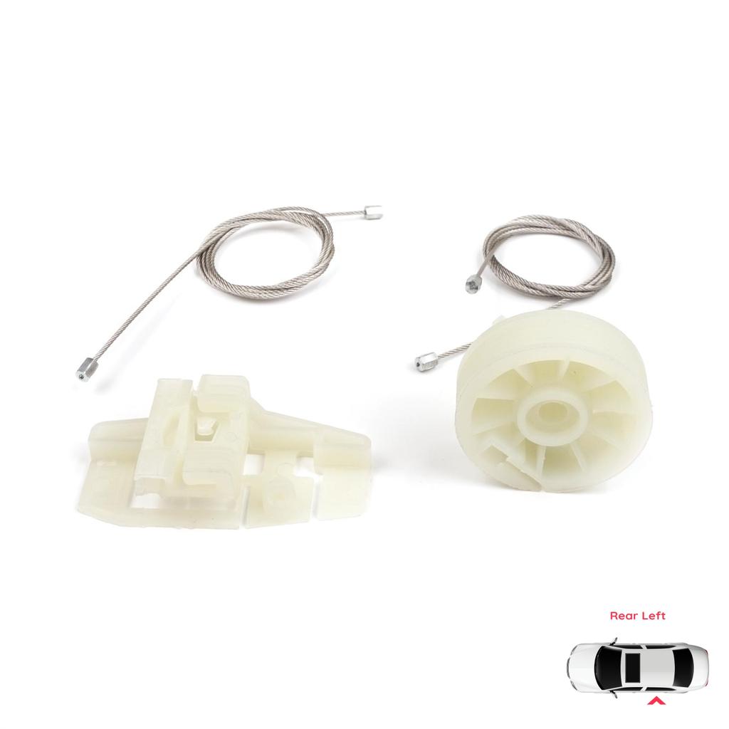 EWR499 Electric Window Regulator Repair Set Rear Left for Renault Scenic Grand Scenic MK2 JM0/1 2003-2009 4/5 Door 8200118856