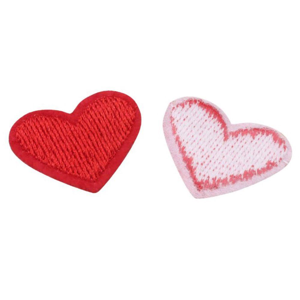 Sewing On DIY Love Heart Appliques Clothes Sticker Badge Patches