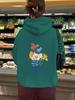 Autumn & Winter European-American Letter Print Hooded Sweatshirt - Women's Cotton Fashion