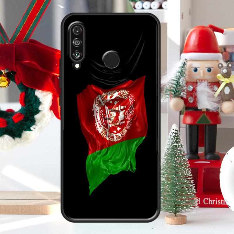 Flag of Afghanistan For Huawei Nova 12i 11i 8i 12s Y73 Y72 Y61 Y91 Y90 Y70 Y60 9 10 SE P60 Pro P30 P40 Lite Case