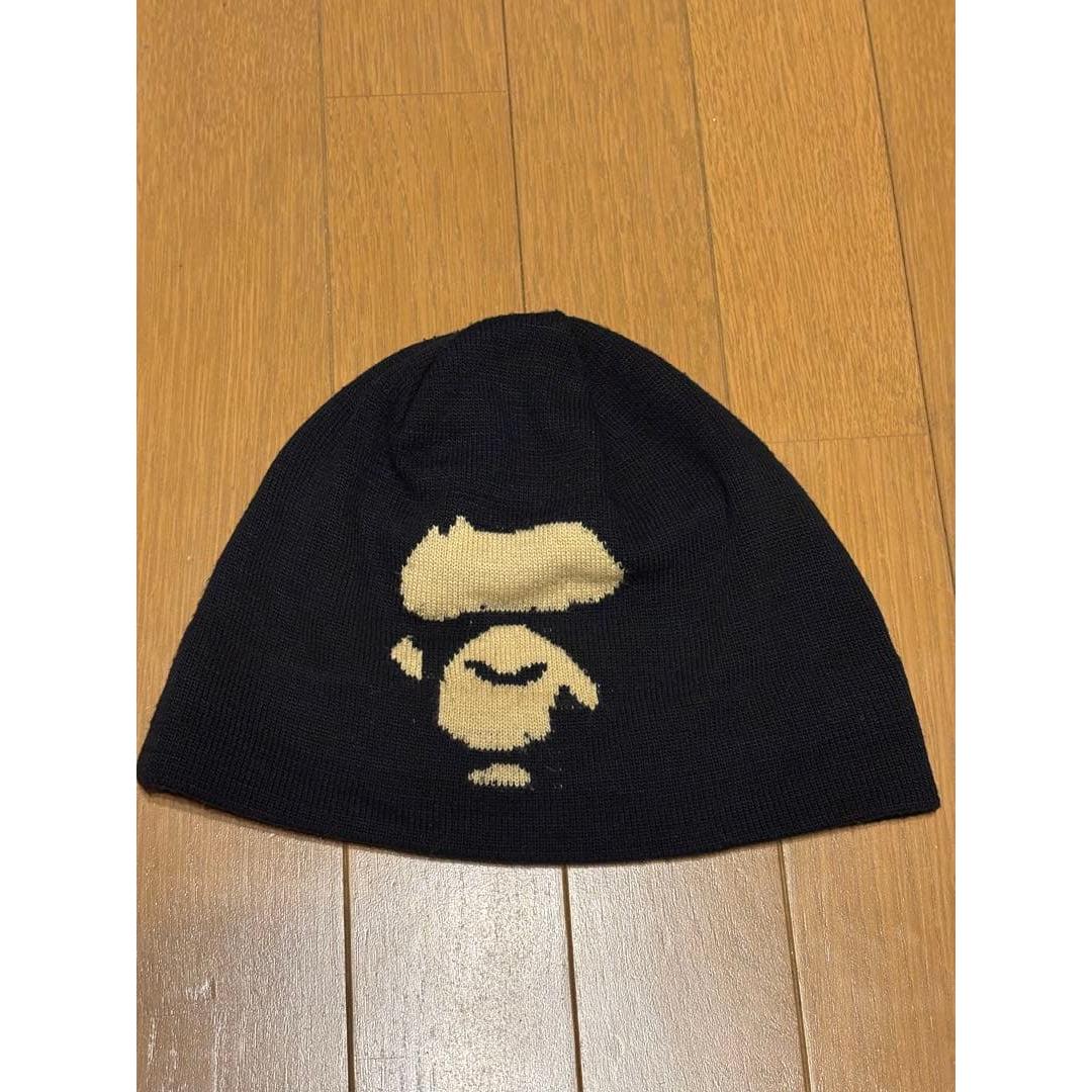 Used A BATHING APE Beanie Knit Hat