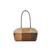 Machimachi bag, color matching portable small square bag, genuine leather women's bag, niche fashion messenger bag, autumn and winter new models
