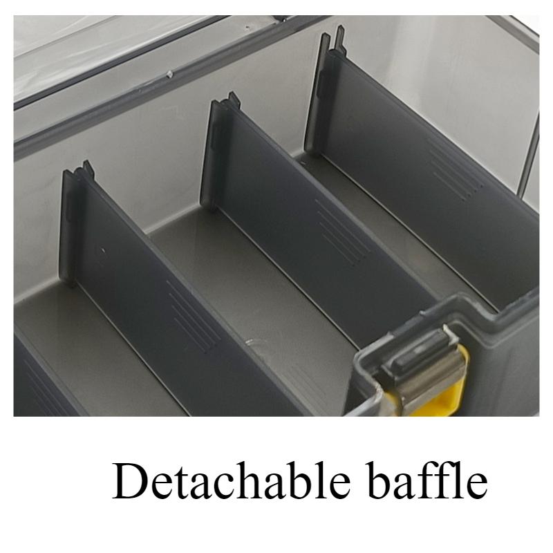 Double Layer Lure Tackle Box Removable Plastic Fishing Tackle Box Fake Bait Hook Fishings Gear Tool Multifunctional Storage Box