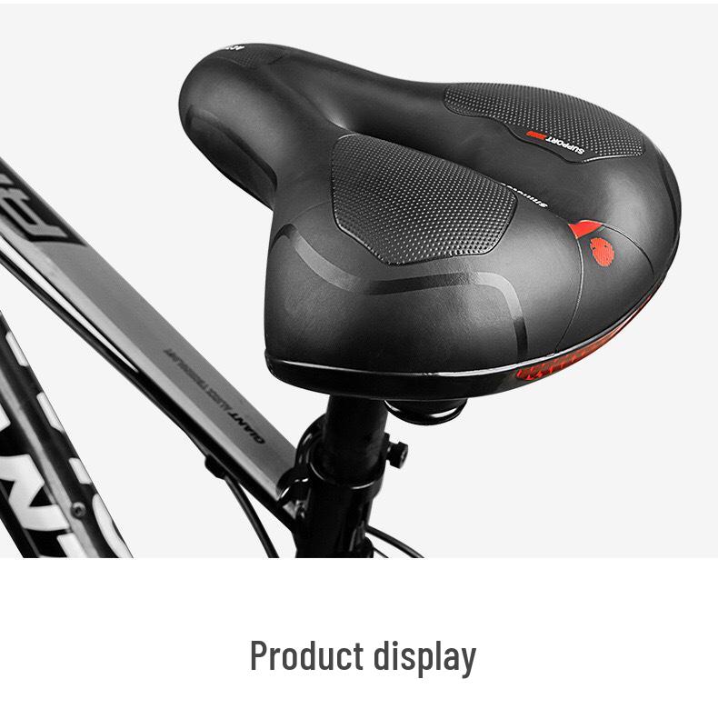 Universal Mountain Bike Seat - Comfortable, Thickened Silicone Cushion with Reflective Film