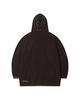 Themuseumvisitor Sports Label Fleece Anorak (Brown)