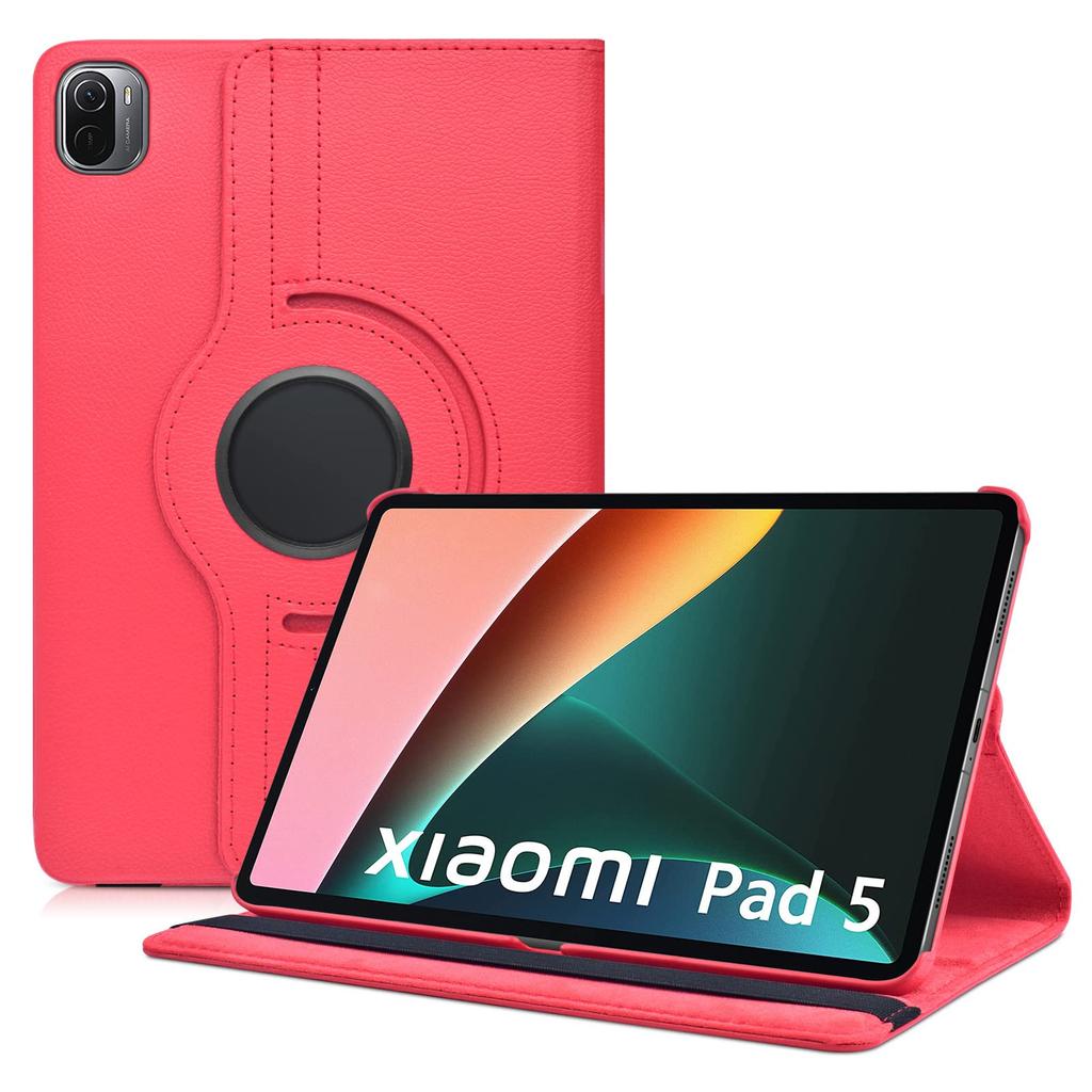 Case for Xiaomi Pad 5/Mi Pad 5 Pro 11" Tablet 2021 Leather Protective Case with Sleep/Wake Function and 360 Rotating Stand Case