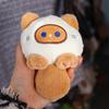 Squeaking Squeak Cat Plush Keyring PP Cotton Plush Cat Doll Pendant  Female Girls