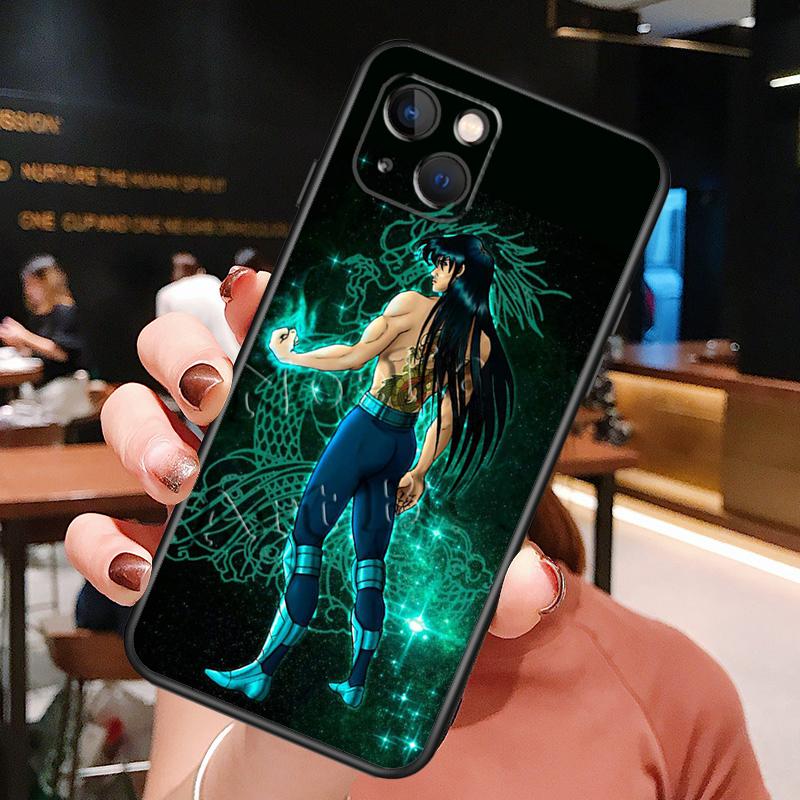 Saint Seiya Shiryu Telefoonhoesje Voor iPhone 16 Pro Max 15 14 13 11 12 Pro Max Plus 12 13 Mini XR 16e Funda Cover