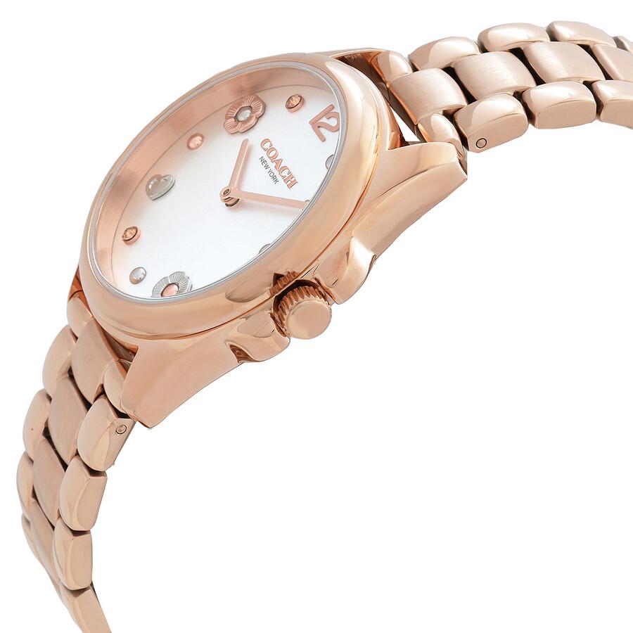 Coach Stainless Steel Gold Strap White Dial Men's Quartz Watch 14504023