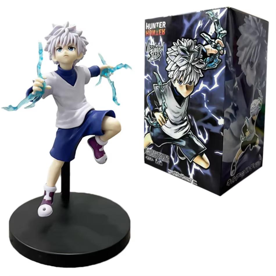 Anime Full Time Hunter Handmade Battle Little Jie Qi Ben Cool La Picaier Fans Siso Kurolo Handmade Children's Toy PVC Model