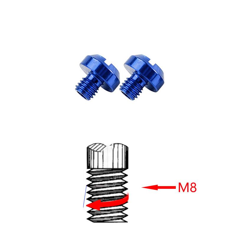 2pcs M8 / M10 Motorcycle Rear View Mirror Hole Plugs Screws Aluminum Alloy Parts Modification Accessories