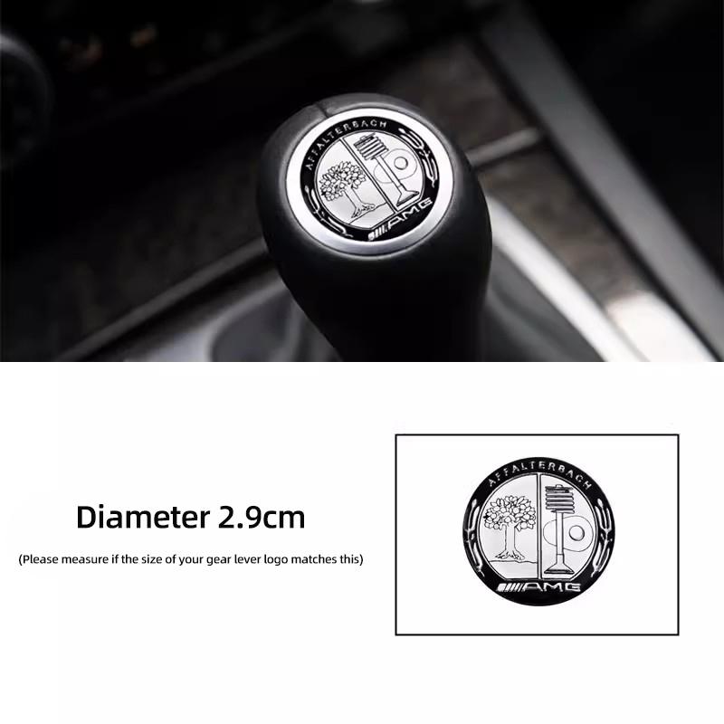 GLC GLB Car Gearbox Control Lever Sticker Shift Handle Emblem For Mercedes Benz AMG W203 W206 W220 W205 W211 W212 W201 W210 W10