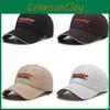 Hendrick Letter Embroidered Baseball Cap Breathable Outdoor Sun Hat Protection