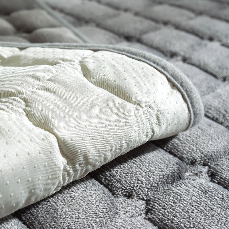 Ensfarget sklisikkert sofatrekk Tykk myk plysj sofa Putehåndkle til stuemøbler Dekor Slipcovers Sofatrekk