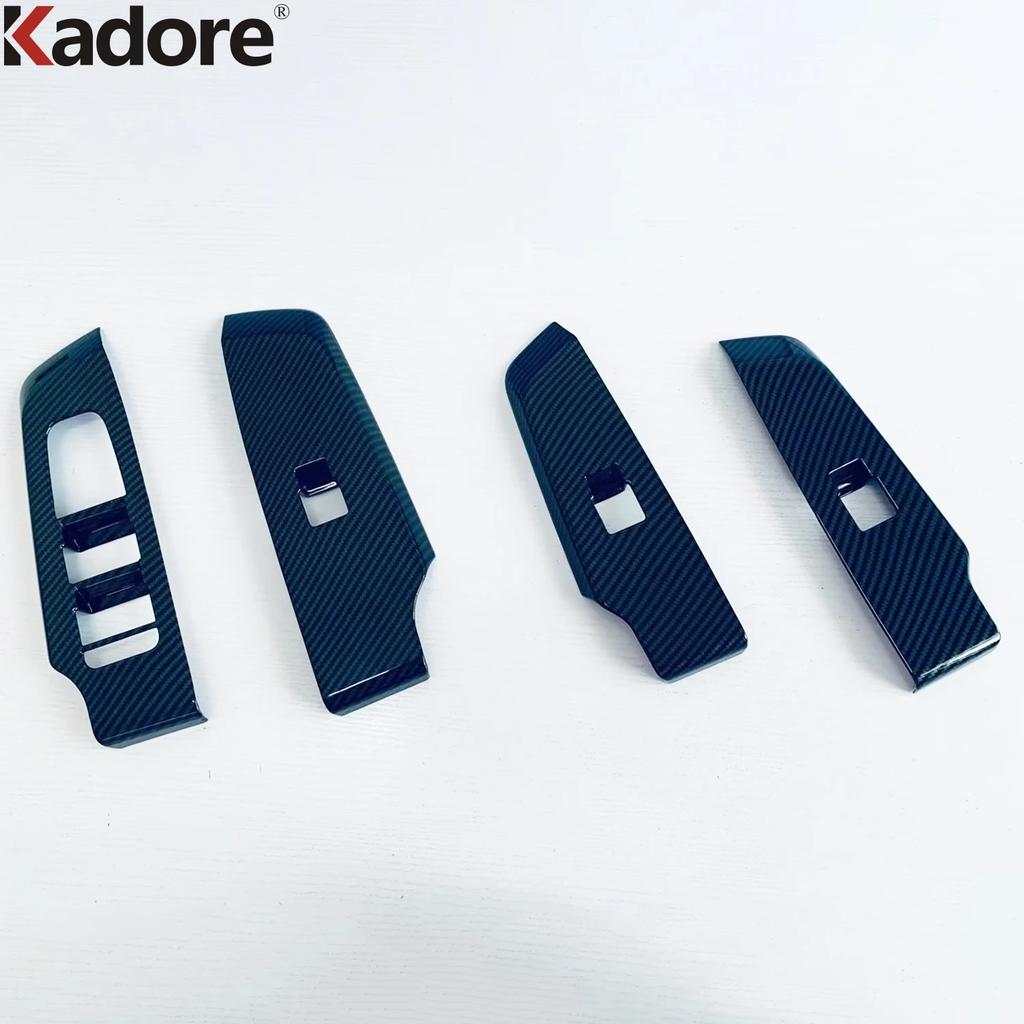 Car Inner Door Armrest Window Lift Switch Button Cover Trim For Mitsubishi Outlander   2024 2025 Interior Accessories