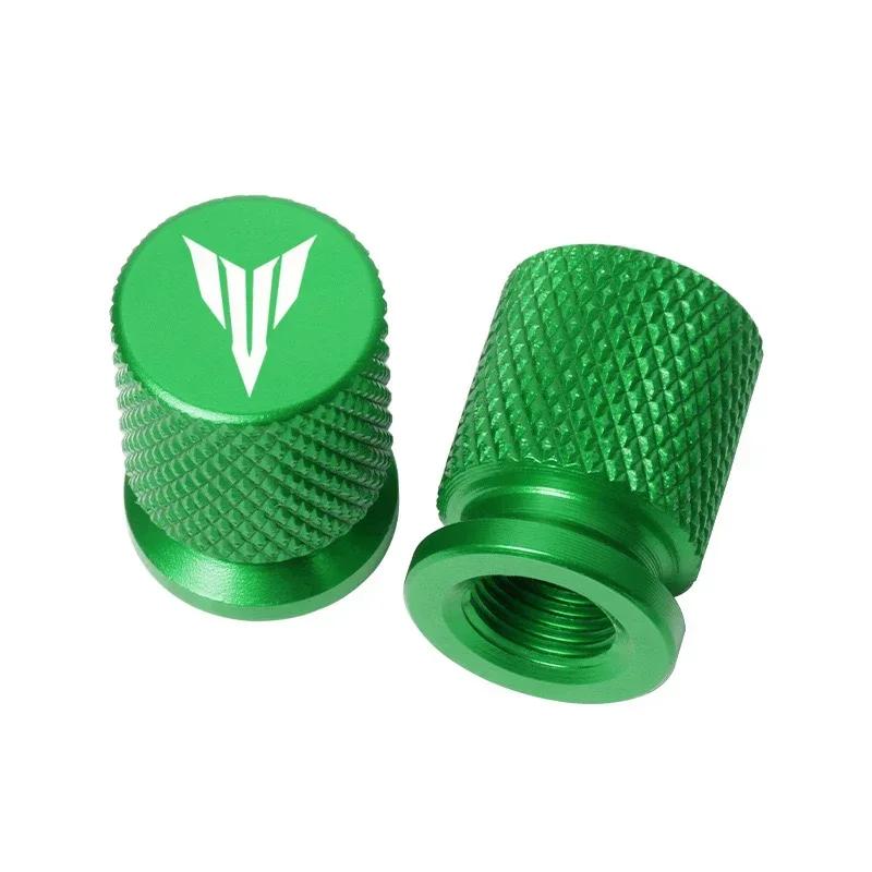 

For YAMAHA MT09 MT07 MT10 MT03 MT15 MT25 MT125 MT 09 07 03 10 15 25 125 MT-07 MT-09 MT-10 Motorcycle Tire Valve Stem Caps Covers зелёный