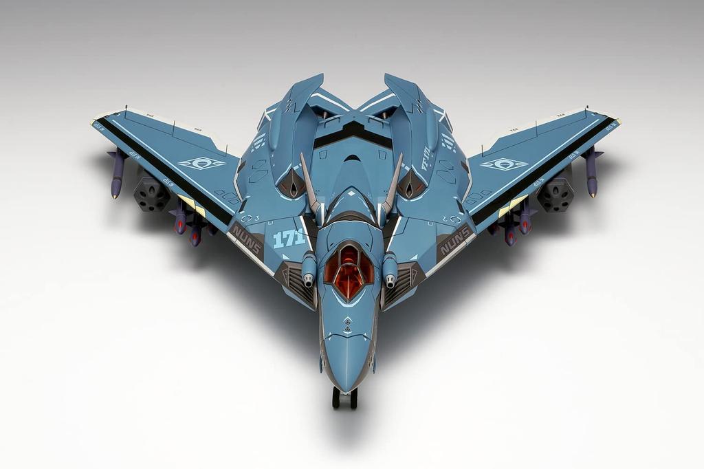 Wave Macross F Nightmare Plus General Model Scale Total Length 22cm Plastic Model VF-171 1/72 Approx. Pre-colored MC-075