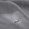 Heart-pounding year women's necklace simple and fresh student niche design clavicle chain
