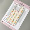 Silicone Phone Case For iPhone 17 17Air Cover iPhone 13 11 14 12 15 16 Pro Max Striped Flower Matte Shockproof Soft Cover Funda