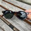 Occhiali da Sole in Acetato di Alta Qualità per Uomo Donna Montature Ovali Rotonde Stile Giapponese Designer Occhiali da Guida Viaggio UV400