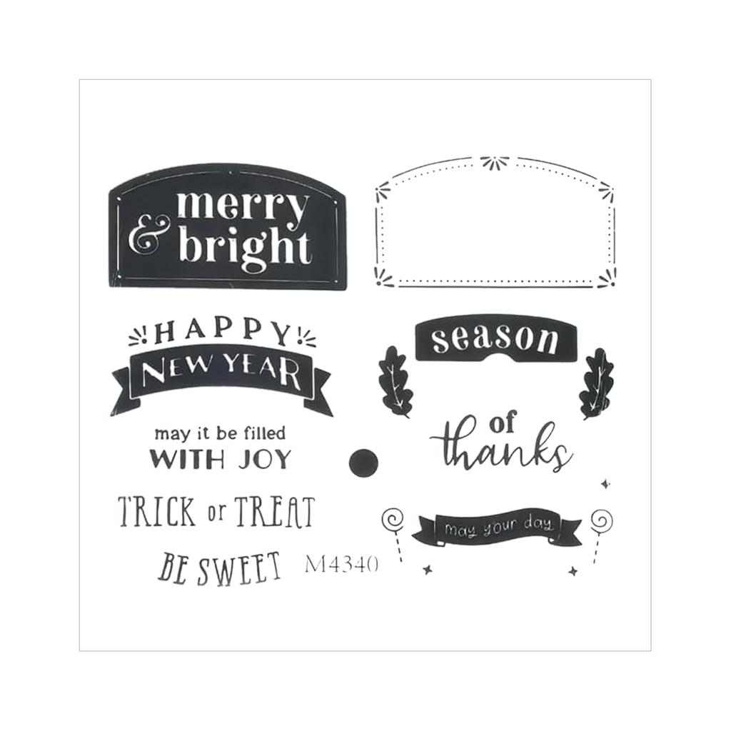 Clear Silicone For DIY Crafts – Transparent Template For Journaling And Scrapbooking