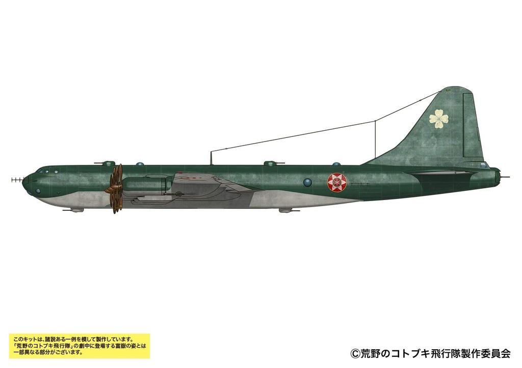 The Magnificent Kotobuki Squadron Fuji Ikesuka Aircraft Specification Scale Plastic Model Plex/Platz 1/144 KHK144-8