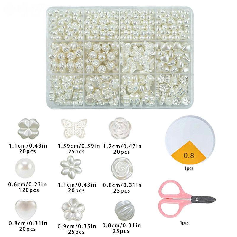 Golden Spacer Beads For Bracelets Making Kit Assorted DIY Pearl Beads Acrylic Alphabet CCB Beads Kit For Jewelry Making Supplies