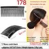 Magic Double Row Elastic Hair Comb Insert for Unique DIY Styling