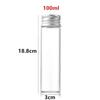 50-125ml Capacity Storage Containers PET Material Mini Bottles  Powder Organizer