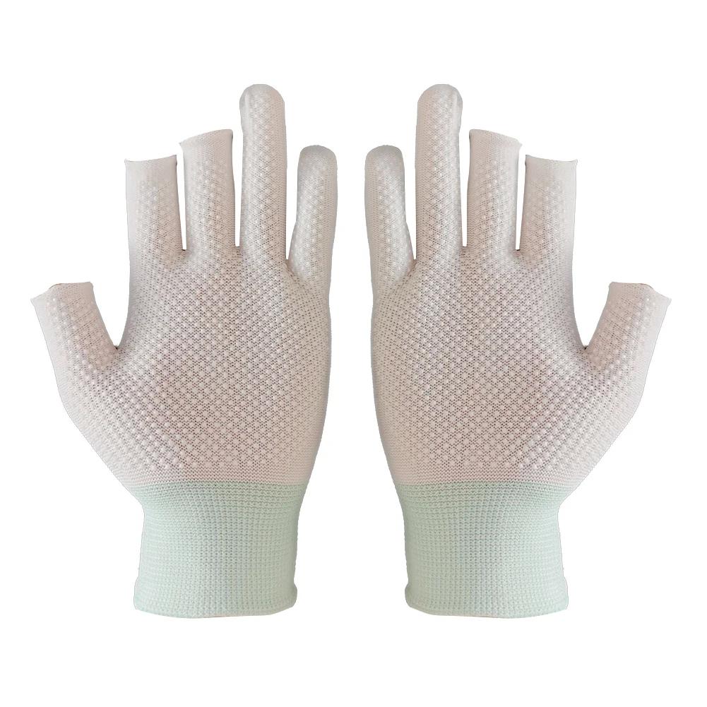 Anti-Slip 3 Fingers Cut Fishing Gloves Breathable Half Finger Outdoor Angling Sunscreen Gloves Fishing Equipment Accessories