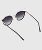 Tuditeo Lun Round Combination Nylon Lens Uv Protection Sunglasses C1 Gold Black