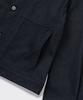 Musinsa Standard Denim-Like Relaxed Minimal Jacket [Deep Indigo]