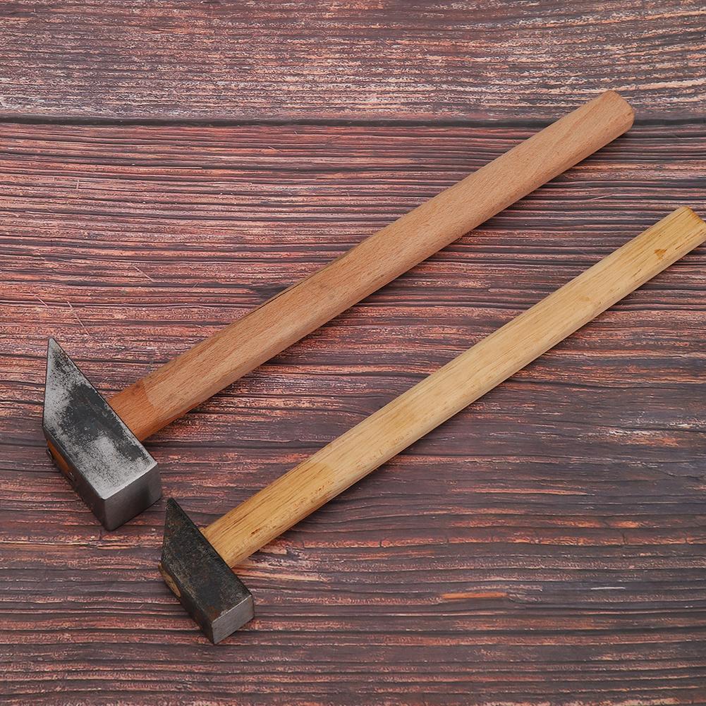 2 Stück Holzgriff Eisenhammer Schmuckherstellung Reparatur Bearbeitungshammer