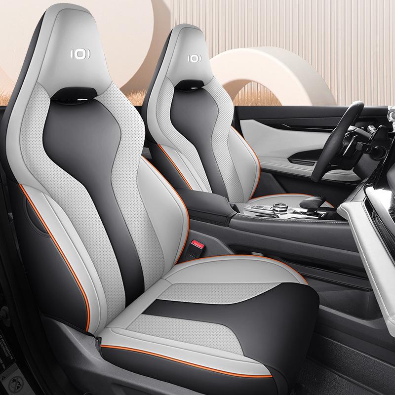 

A06 Universal Full-Surround Car Seat Cushion, Four Seasons, Five-Seat Leather Cover A06 Exclusive Rear Half Cover