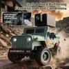 JJRC 1/64 RC Car 1941 JEEP WILLYS 2.4G 4WD RTR Crawler Climbing Scale Military Truck Off-Road Vehicle Toy Gift for Children.