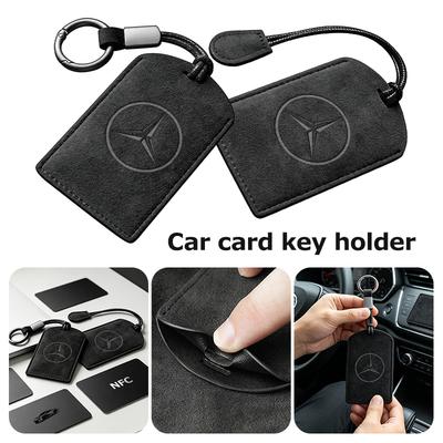Car NFC Card Key Case Full Cover Shell Holder Protector Accessories For Benz AMG Exclusive W204 W222 W205 W203 W213 W124 W108