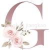 Personalized Mug Floral Initial Name Cup Custom Name Tea Coffee Hot Chocolate Mugs Bride Bridesmaid Mothers Day Gifts for Her